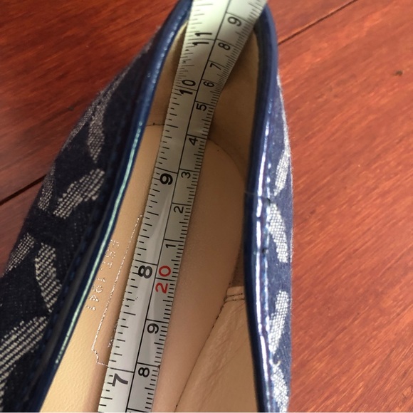 Coach all over CC logo Denim ballerina flats - Picture 9 of 12
